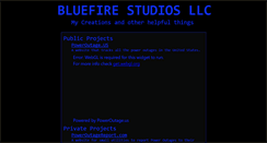 Desktop Screenshot of bluefirestudios.com